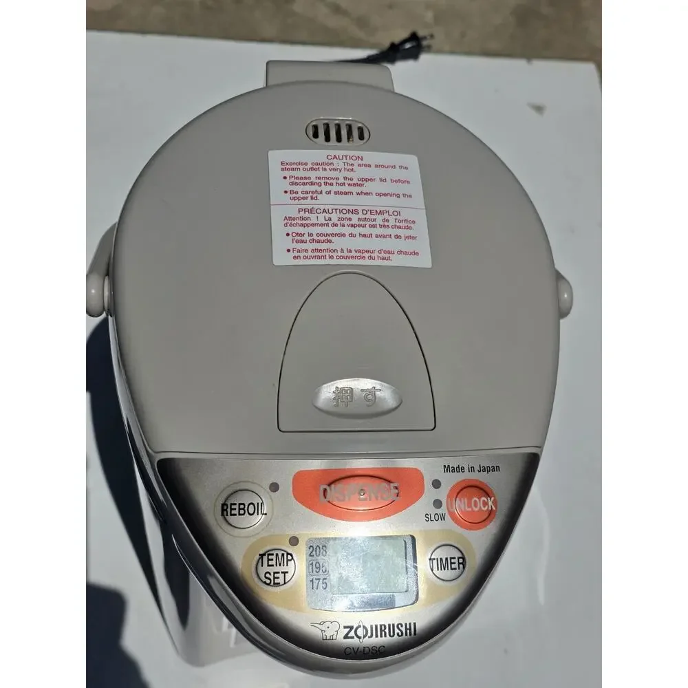 Zojirushi CV-DCC40 Water Boiler Dispenser Micom 4 Liter Tested Works Great